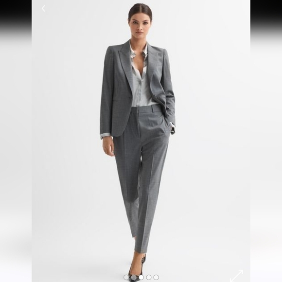 NWT Reiss Layton Slim Fit Wool Blend Suit Trousers Size 6 - Picture 1 of 9